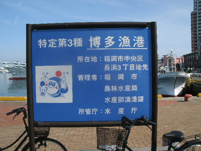 穴場的存在の福岡船溜まり 博多漁港